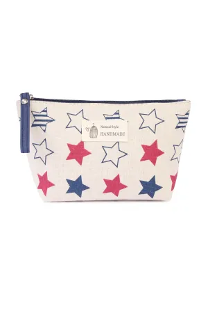 STARS PRINTED COSMETIC BAG