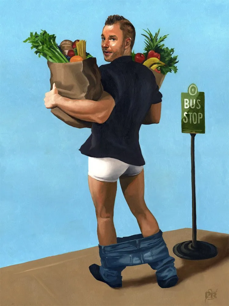 Stop, Shop, and Drop, Starring Dale Levitski print
