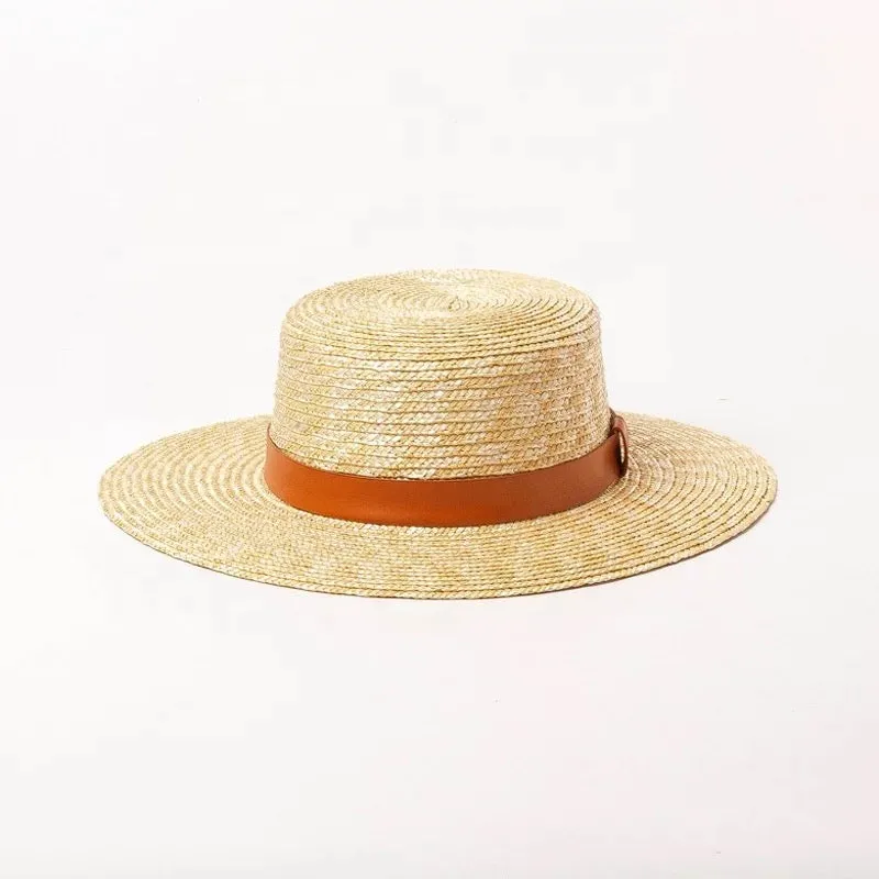 Straw CARDEN Boater hat
