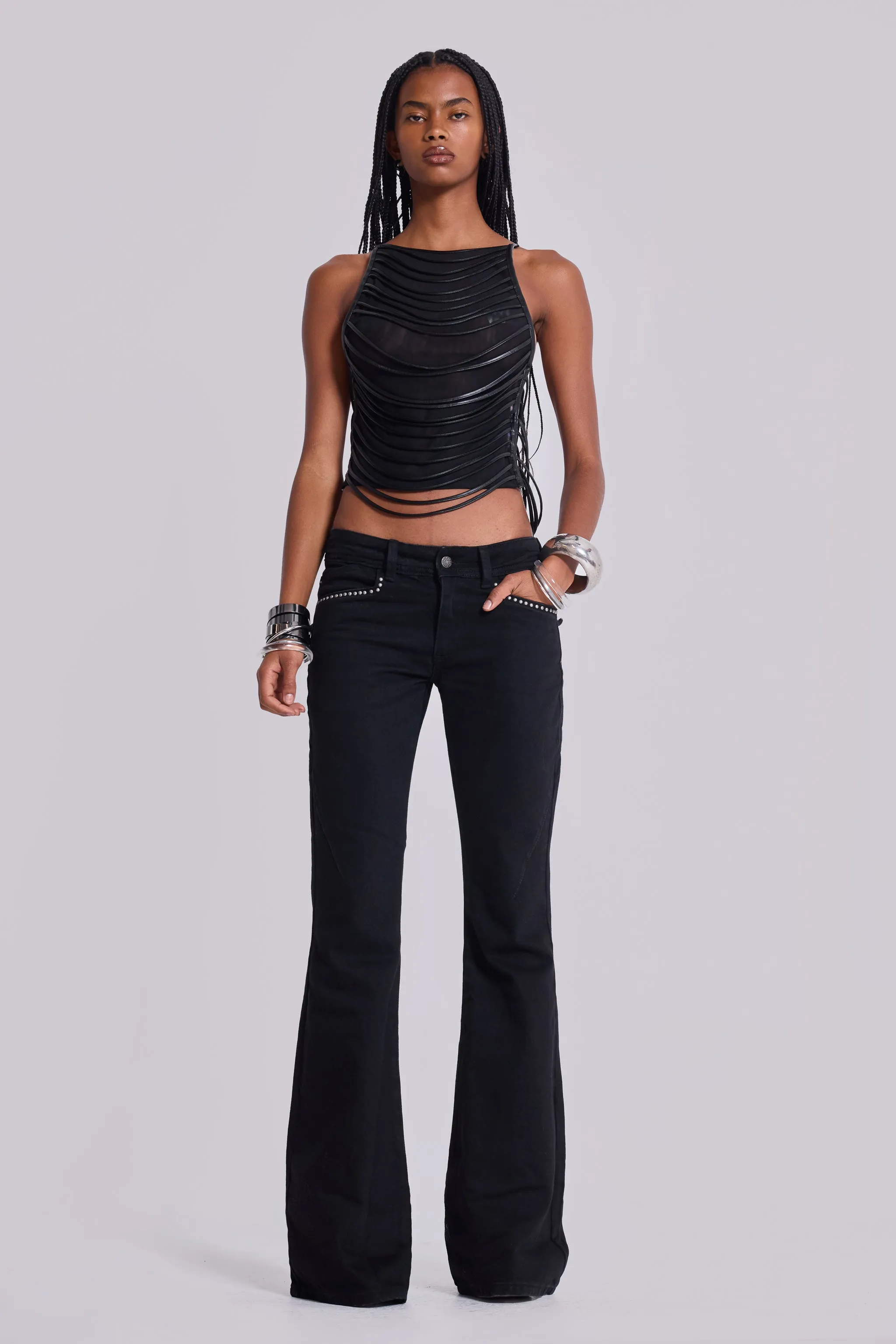 Strings Attached Backless Top