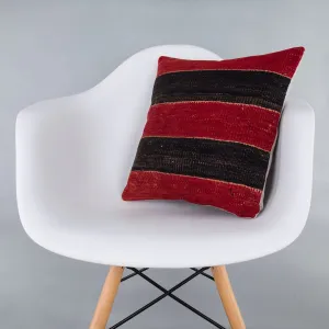 Striped Multiple Color Kilim Pillow Cover 16x16 7269