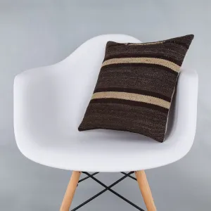 Striped Multiple Color Kilim Pillow Cover 16x16 7368