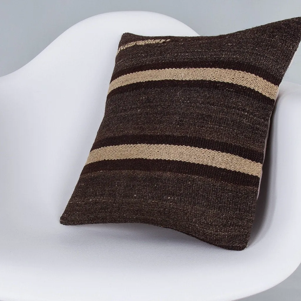 Striped Multiple Color Kilim Pillow Cover 16x16 7425