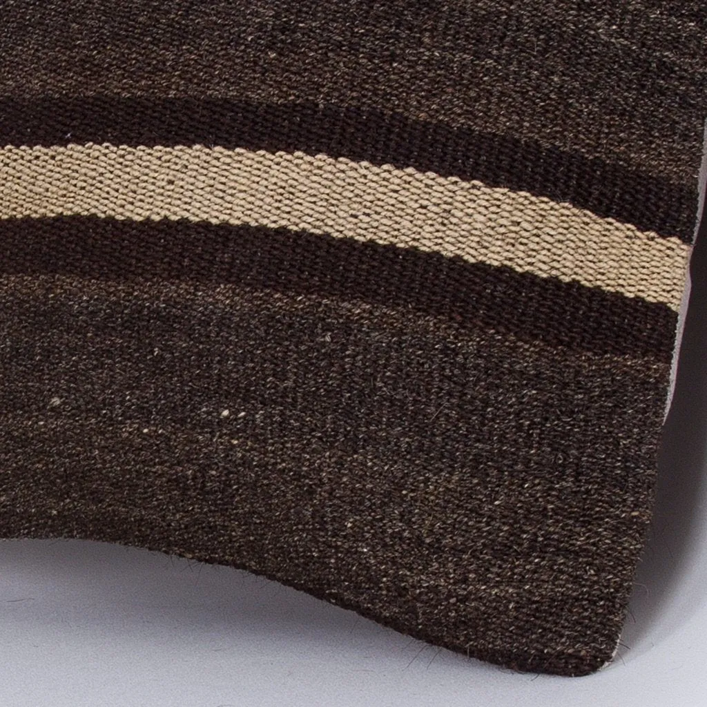 Striped Multiple Color Kilim Pillow Cover 16x16 7425