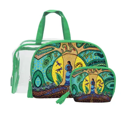 Strong Earth Woman Cosmetic Bag Set
