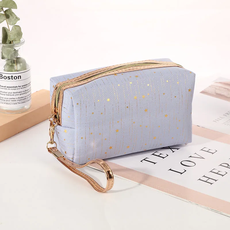 Stylish Bling Stars Cosmetic and Toiletry Bag for Women