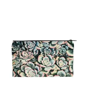 Succulent Cosmetic Pouch, College Student Gift, Mother's Day Gift,Christmas Gift
