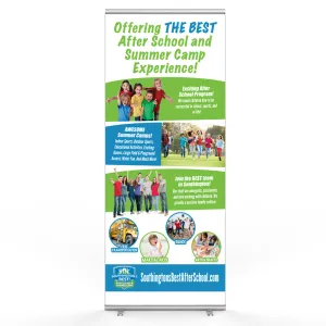 Summer Camp Pop Up Banner