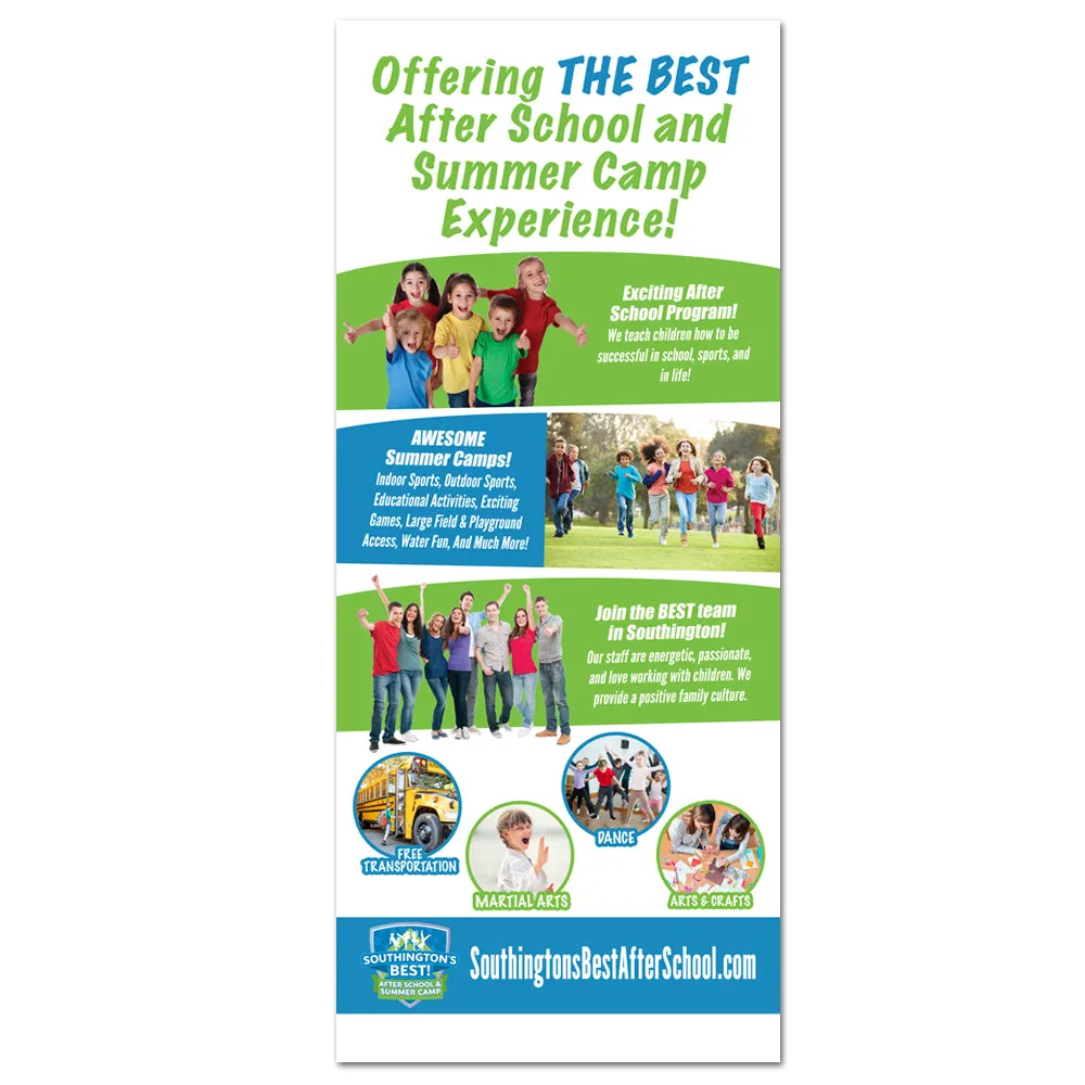 Summer Camp Pop Up Banner