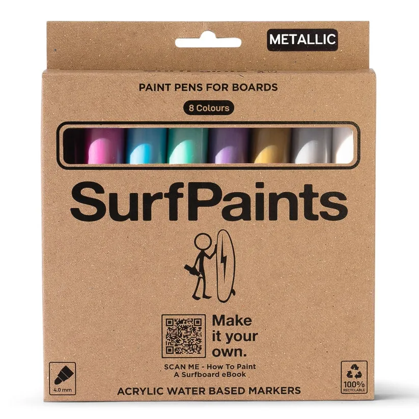 Surf Paints Metallic 8 Pack