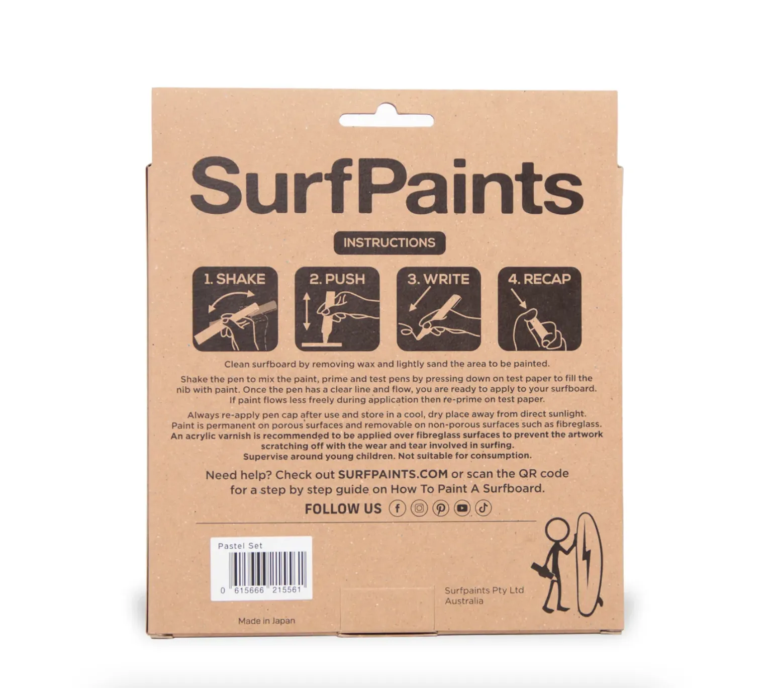 SURFPAINTS  FLURO SET