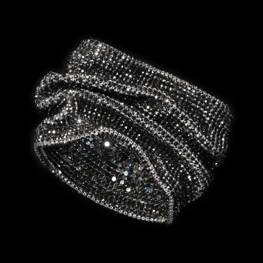Swarovski Crystal Mesh Scrunch Bracelet