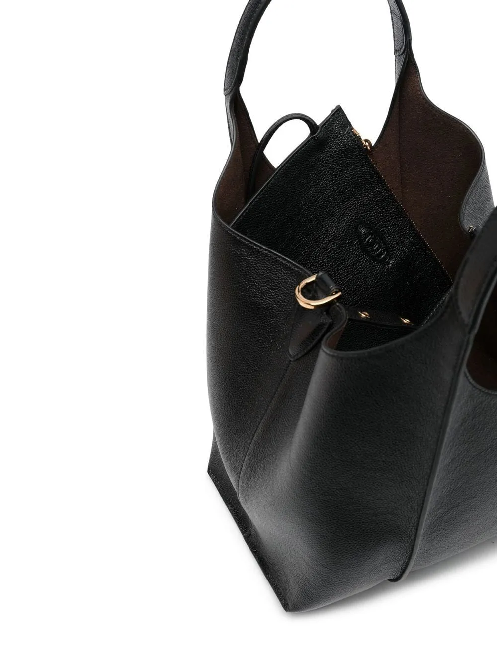 T timeless micro leather tote bag