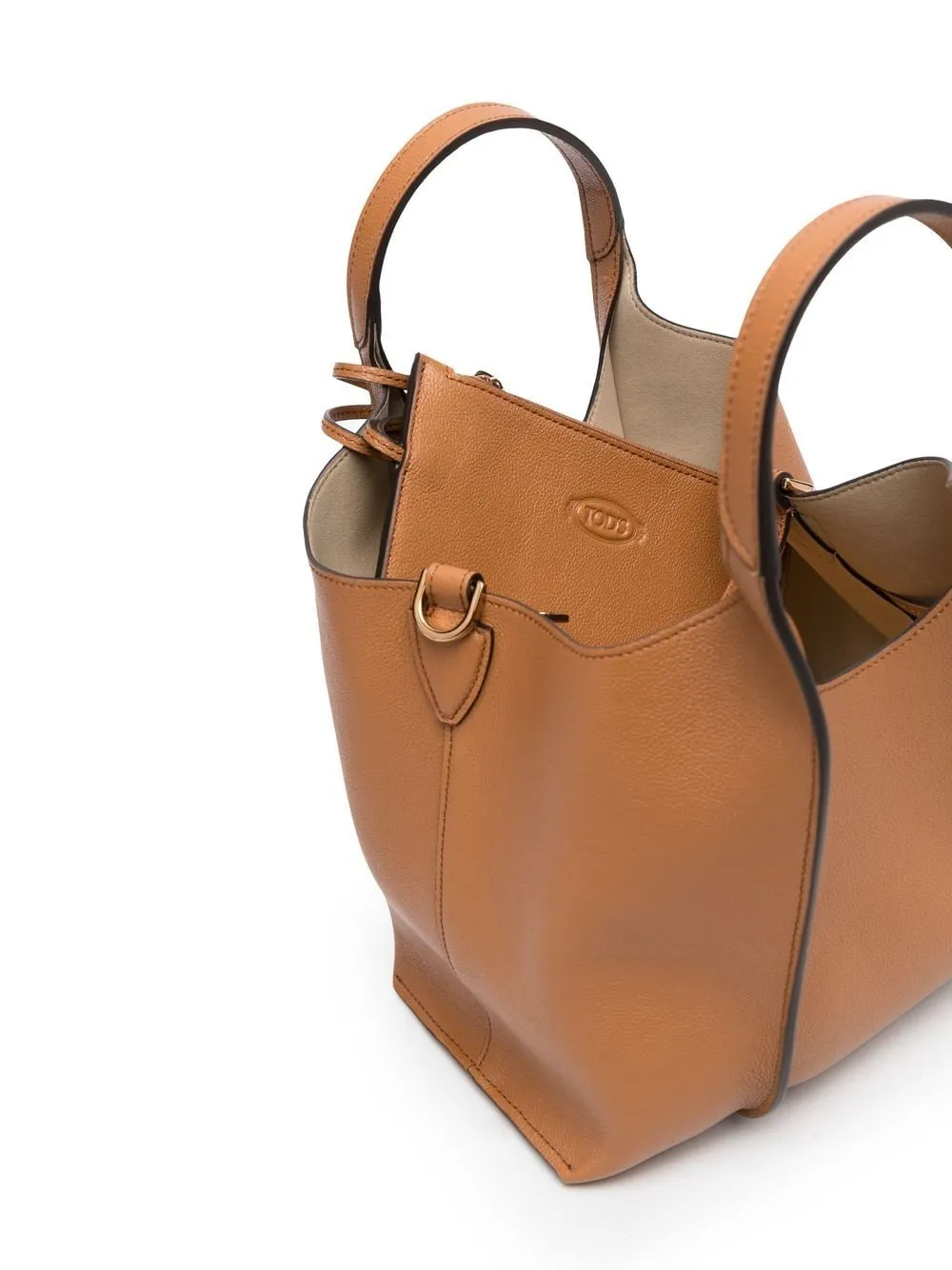 T timeless micro leather tote bag