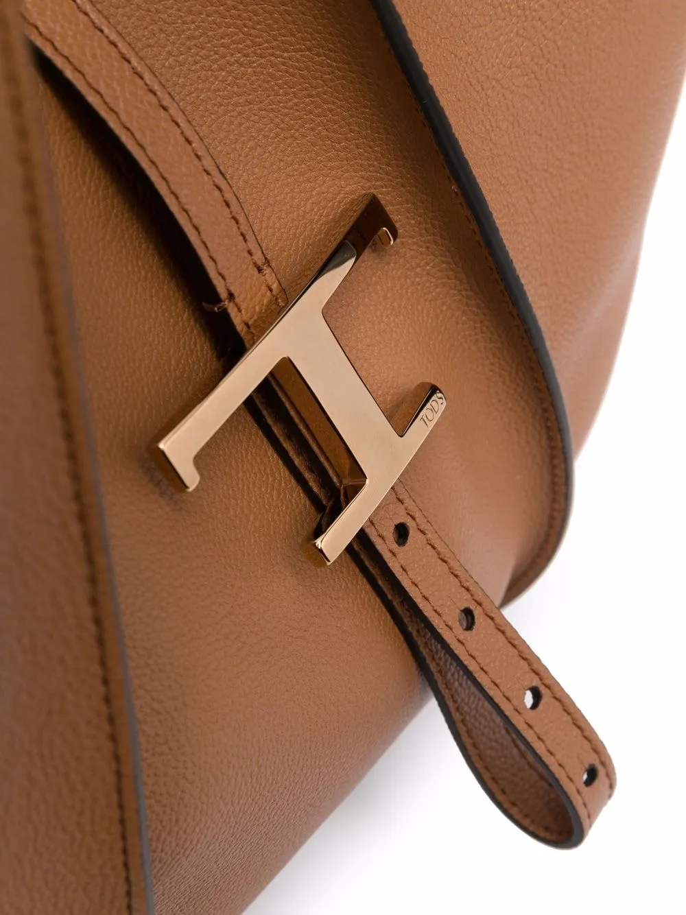 T timeless mini leather tote bag