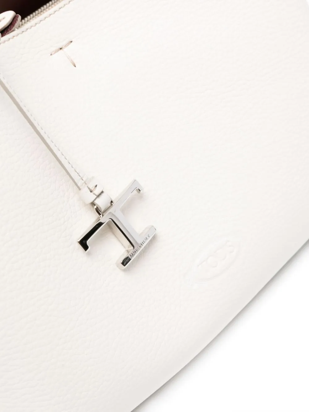 T timeless mini leather tote