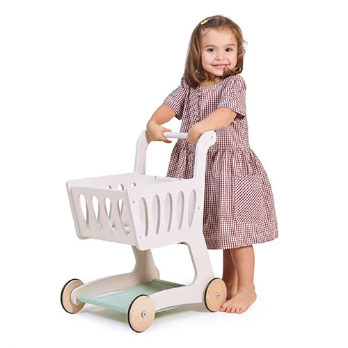 Tender Leaf Shopping Cart White