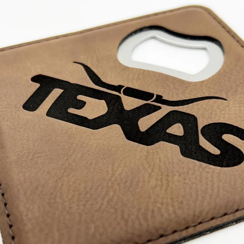 Texas Longhorn Bottle Opener/Coaster