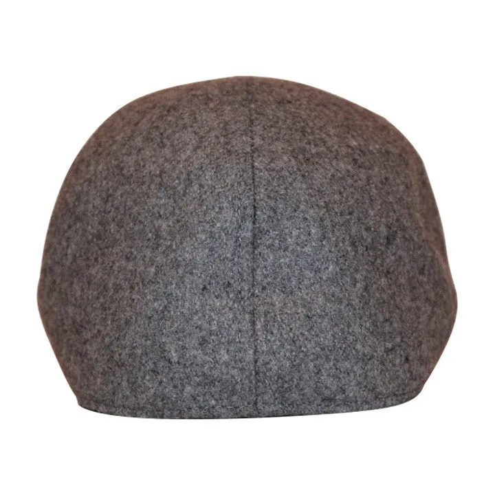 The Kenmore Boston Scally Cap - Allston Grey & Black Brim