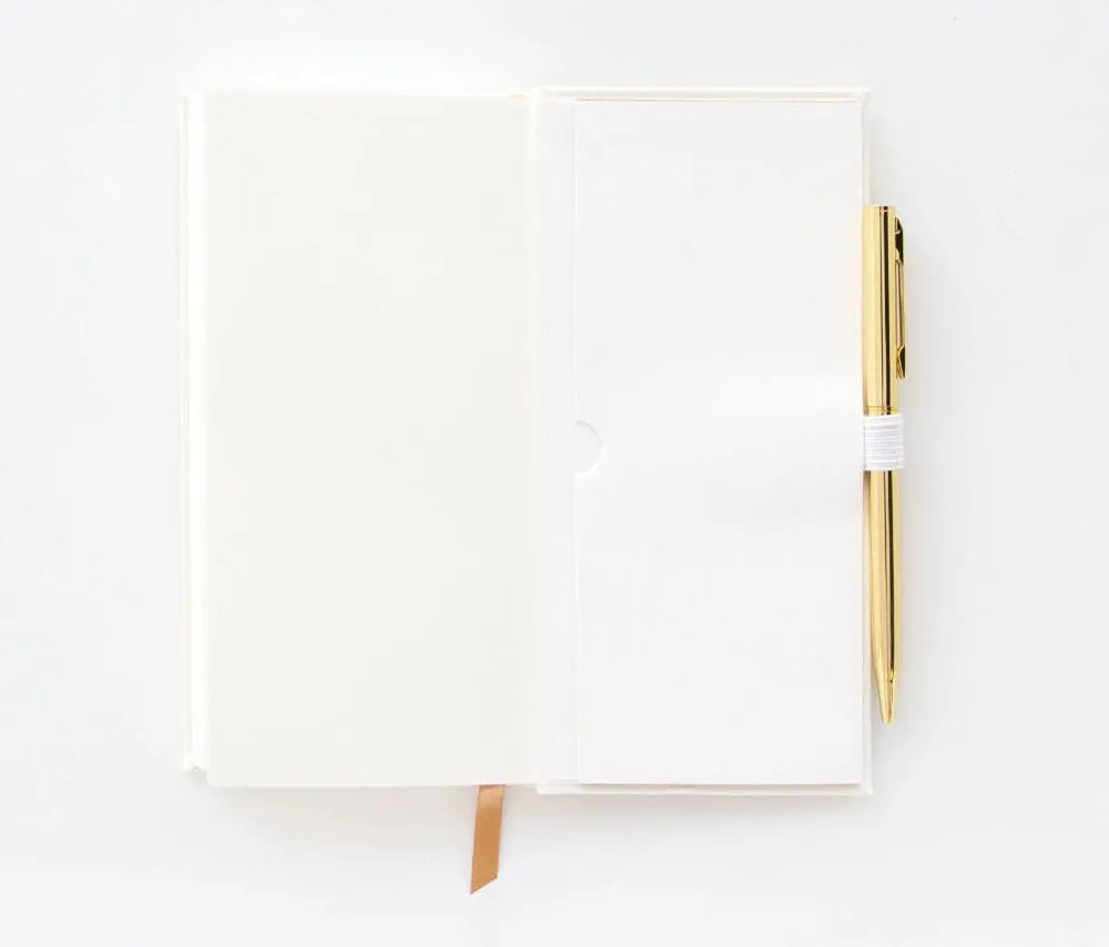 THE LITTLE BOOK OF WHITE LIES SKINNY JOURNAL WITH PEN
