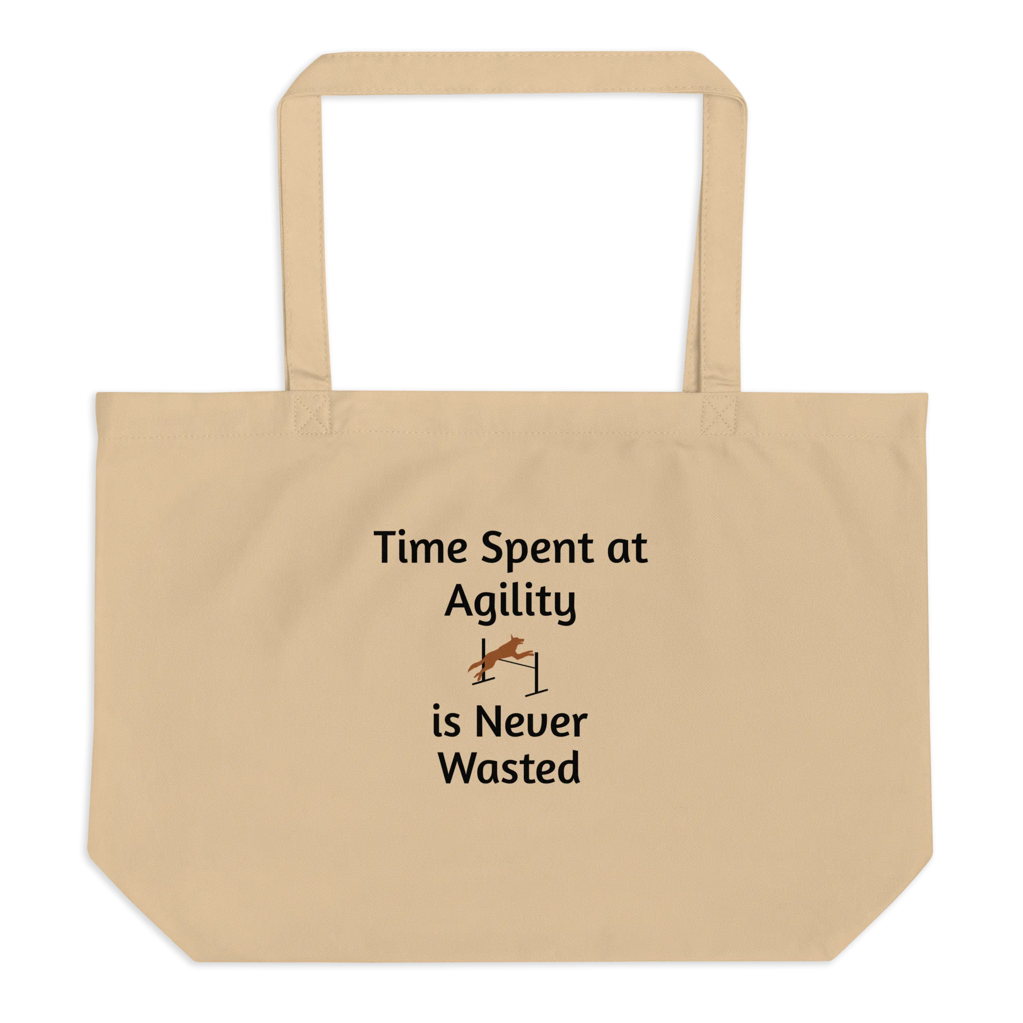 Time Spent at Agility X-Large Tote/ Shopping Bags