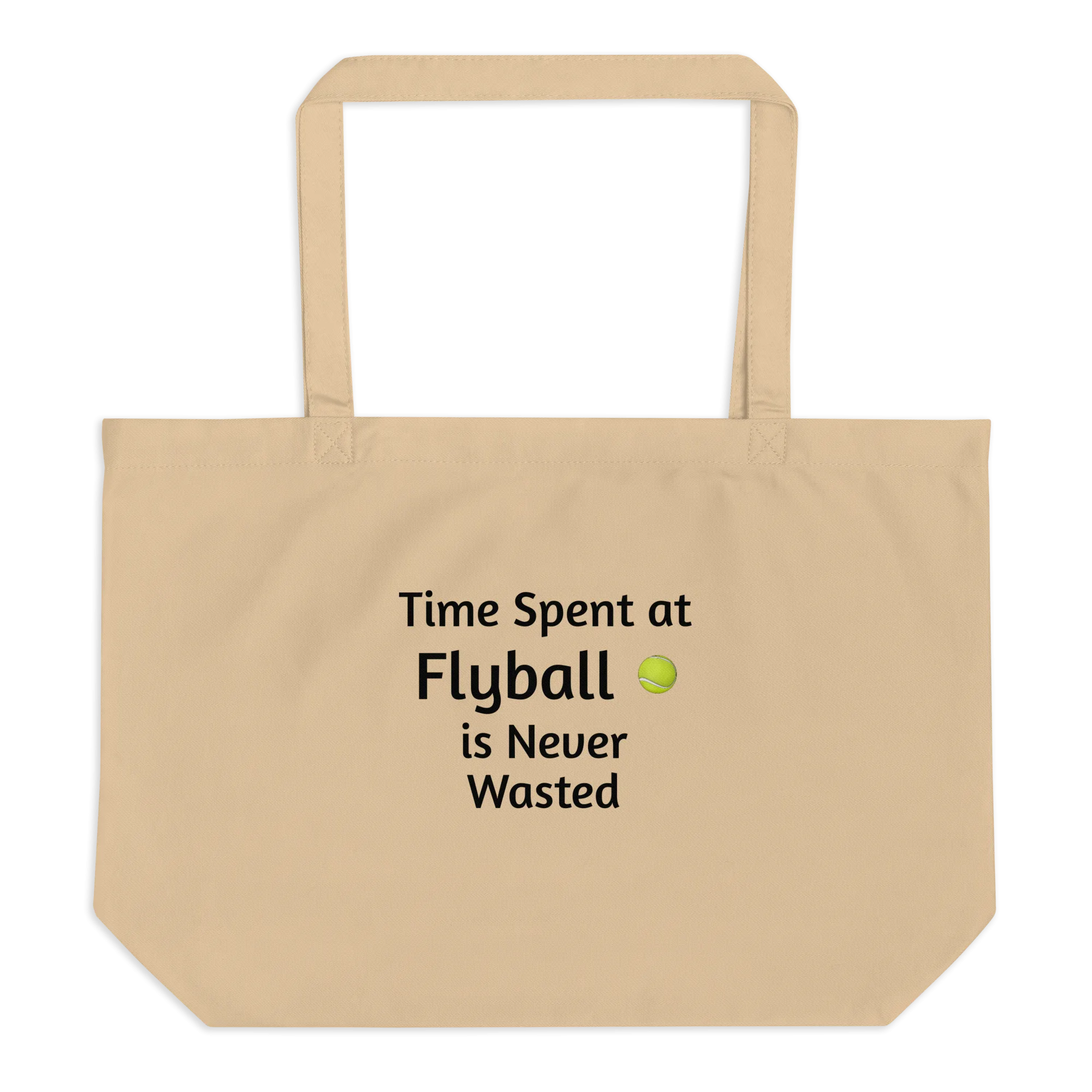Time Spent at Flyball X-Large Tote/ Shopping Bags