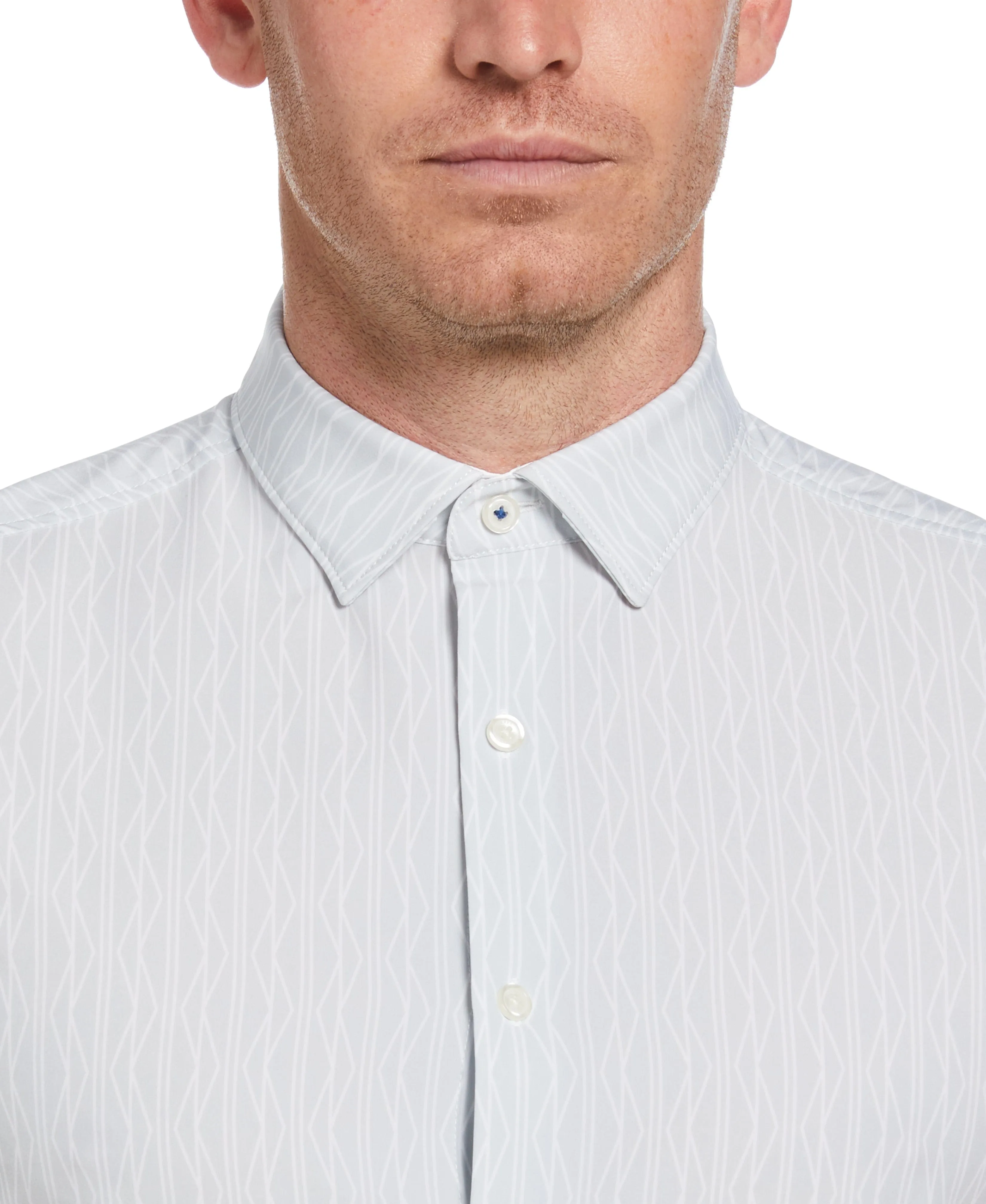 Total Stretch Geo Print Shirt