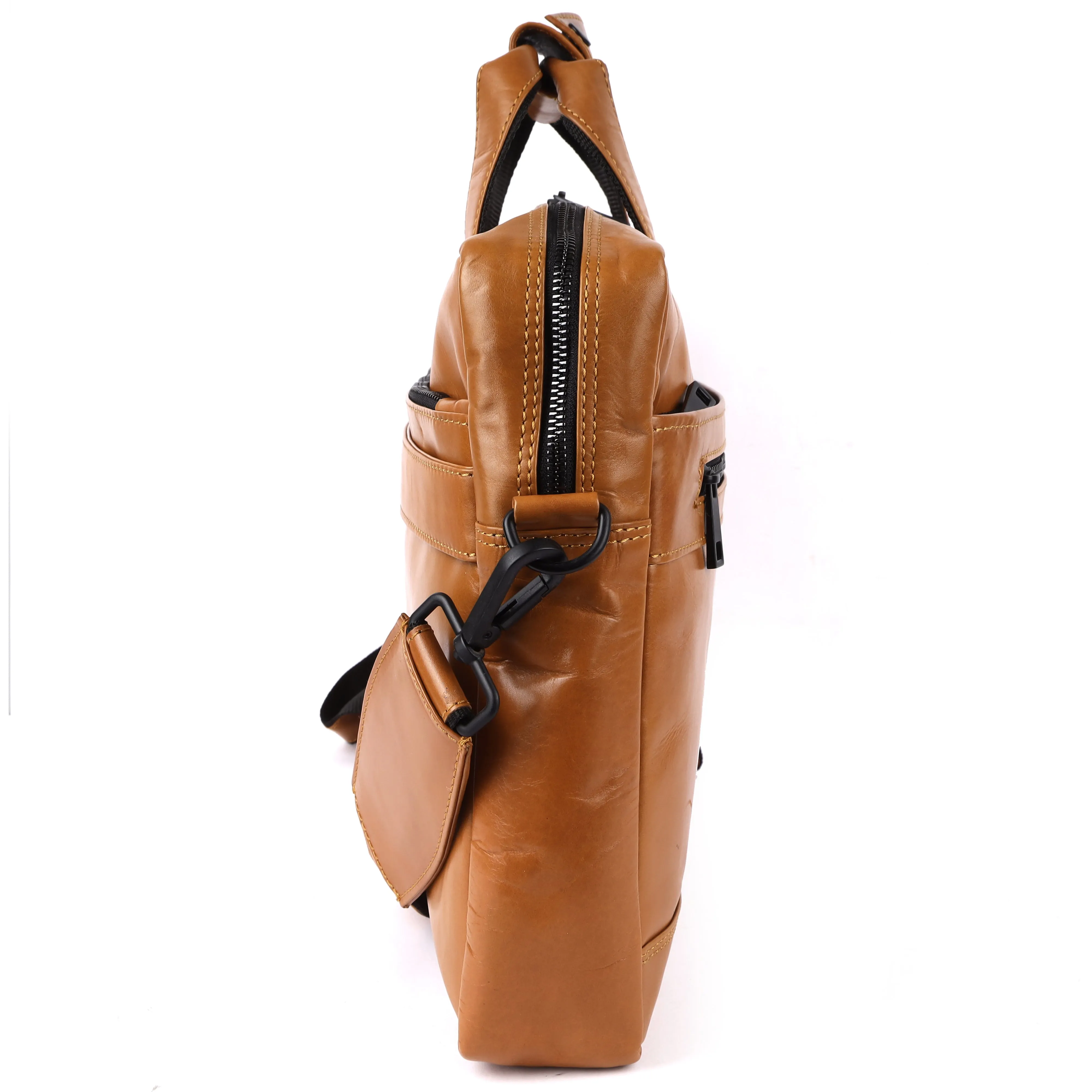 Trailblazer Premium Leather Laptop Bag # 2815