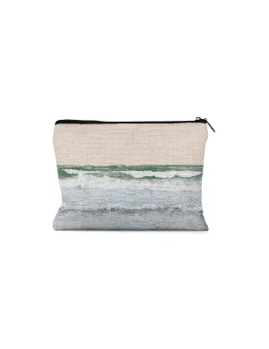 Tulum Ocean Pouch, College Student Gift, Pencil Pouch, Travel Bag, Mother's Day Gift,Christmas Gift