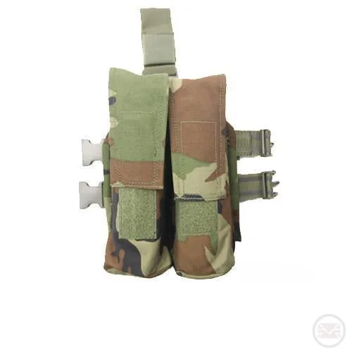 Twin Rifle Magazine Paintball Pod Leg Pouch