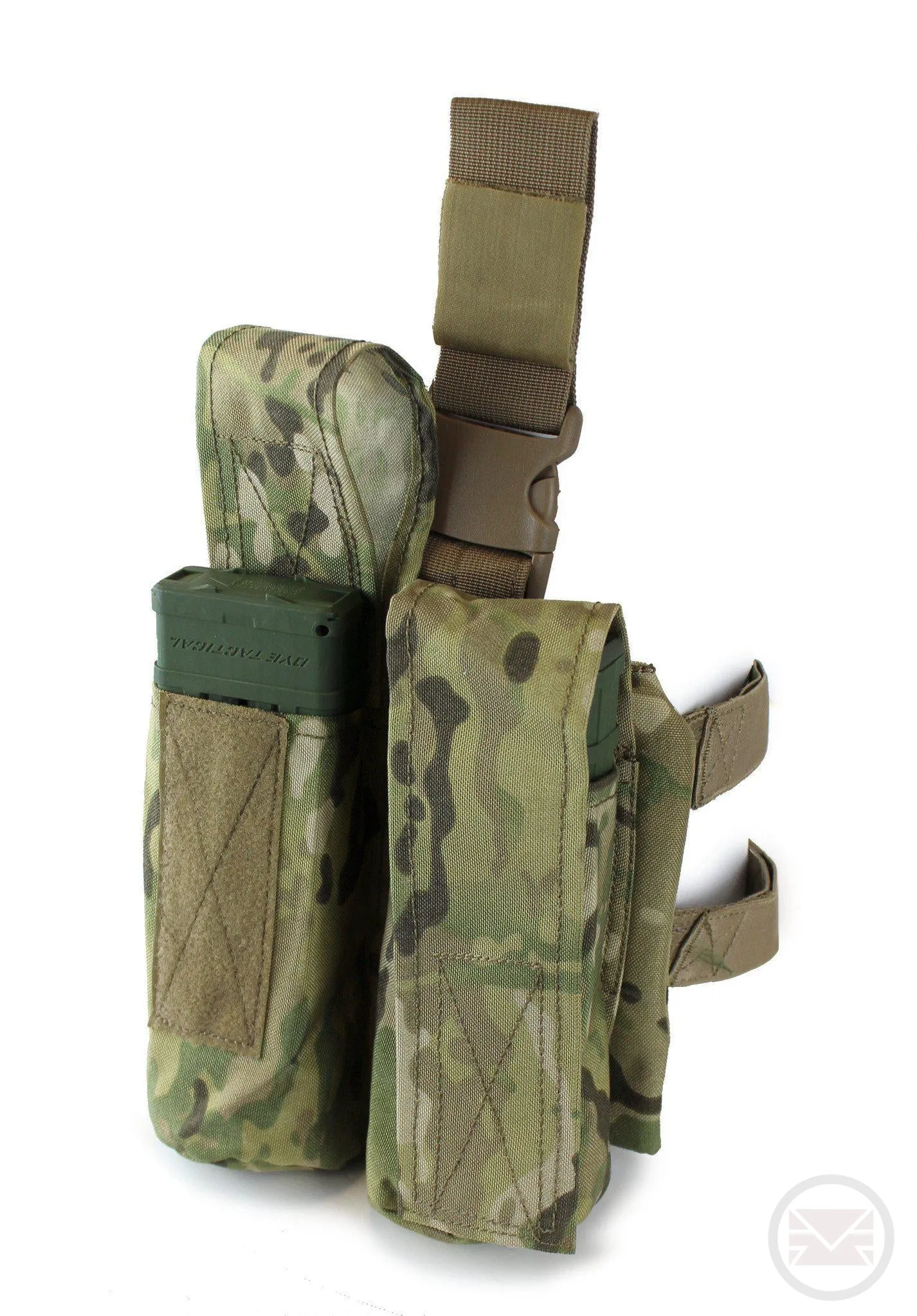 Twin Rifle Magazine Paintball Pod Leg Pouch