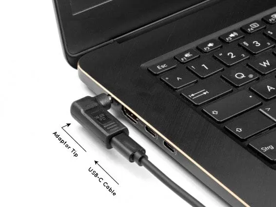 USB-C to Laptop Adapter - 3.0mm x 5.0mm - 19V - For ASUS/HP/Samsung