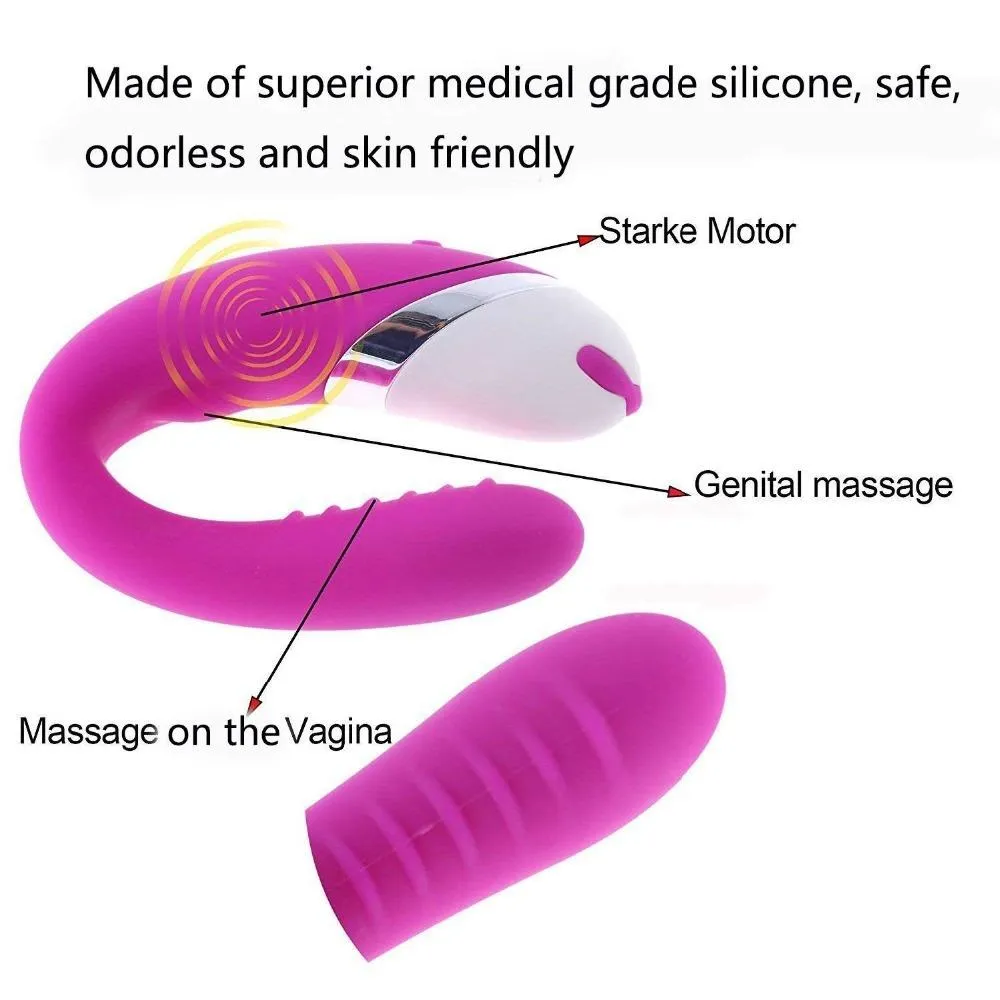 USB Rechargeable G Spot Couple Vibrator Sex Toys