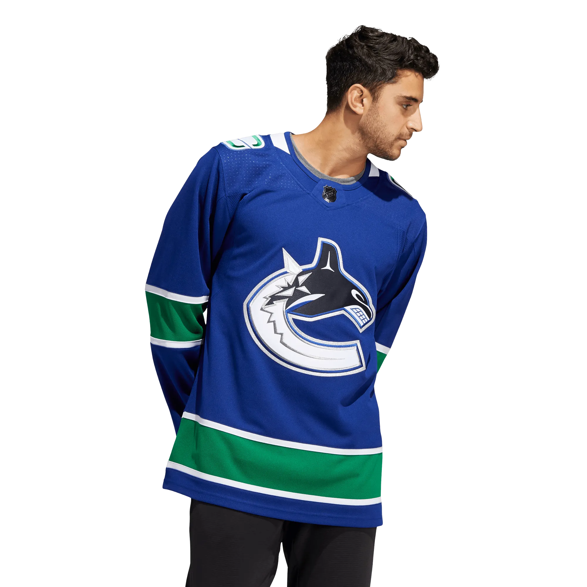 Vancouver Canucks Home Adidas PrimeGreen Senior Jersey