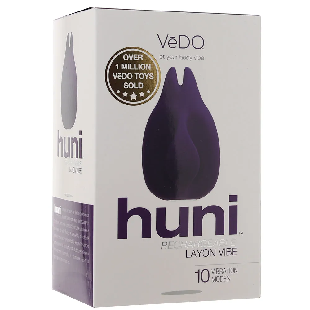 Vedo Huni Rechargeable Finger Vibe Deep Purple