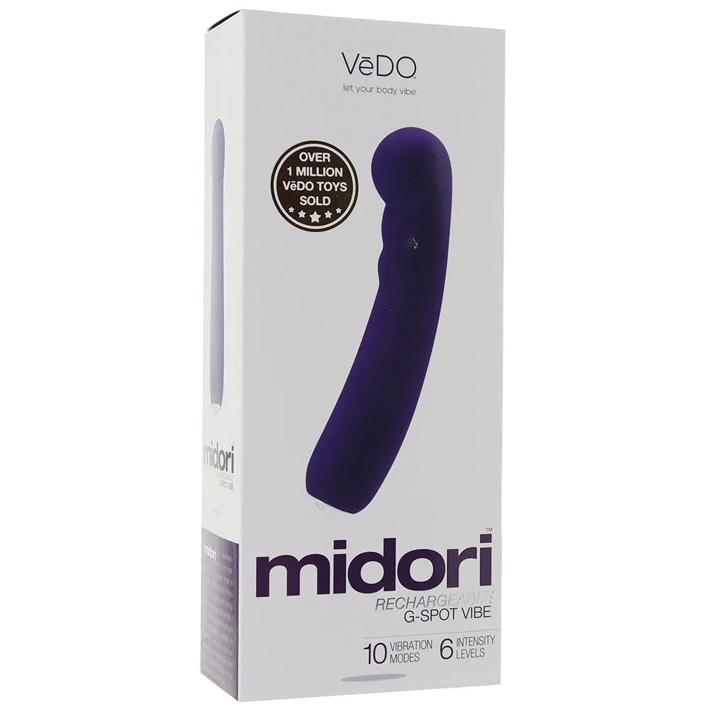Vedo Midori Rechargeable G-Spot Vibe Deep Purple