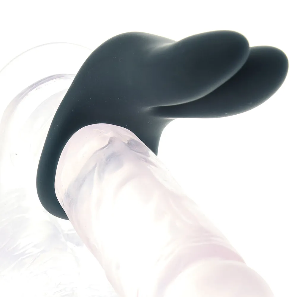 Vedo Sexy Bunny Rechargeable Vibrating C-Ring Black Pearl