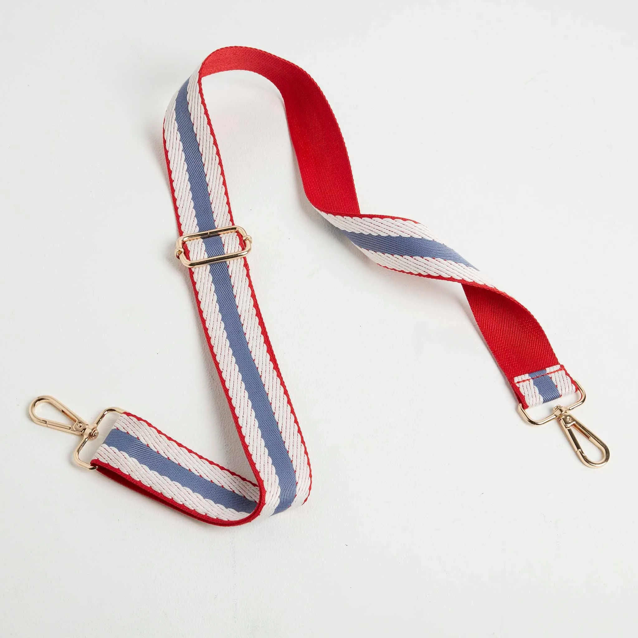 Verona Crossbody Tassel Denim Bag with Nautical Strap