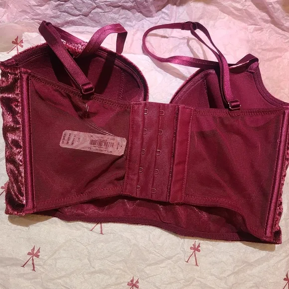 Victoria's Secret - Velvet Shimmer Long Line Bra