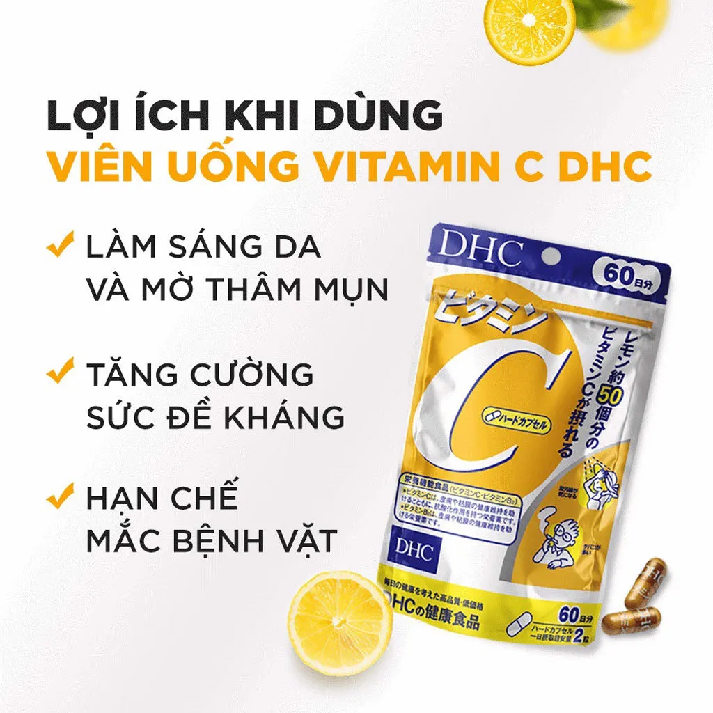 Viên Uống Bổ Sung Vitamin C DHC từ Nhật Bản