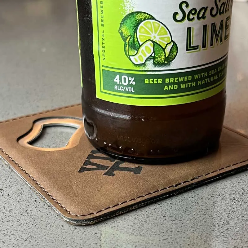 Vintage Texan Bottle Opener/Coaster