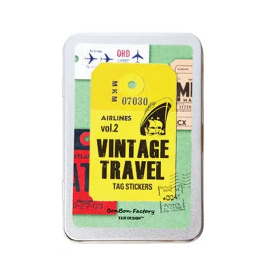 Vintage Traveltag Label Set - Vol.2