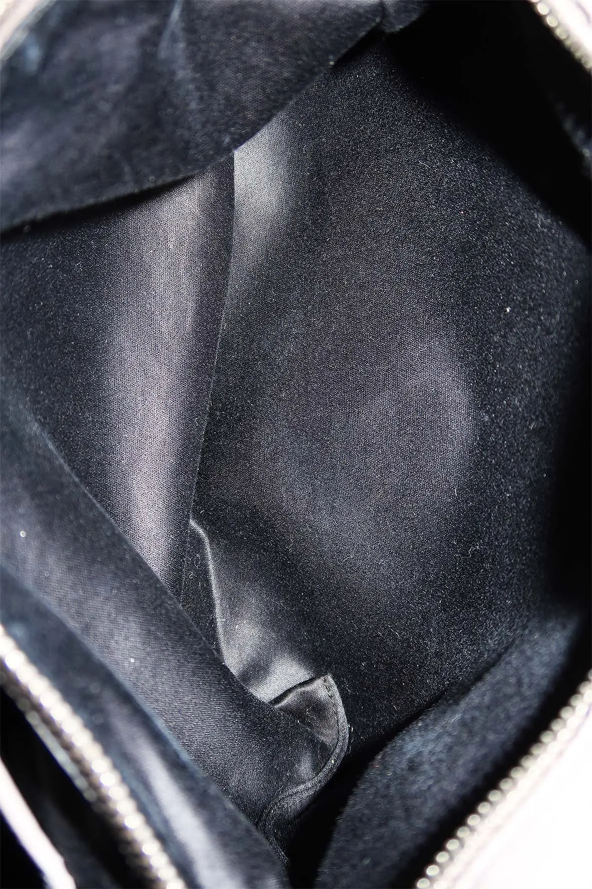 Vitello Lux Bow Satchel Grey