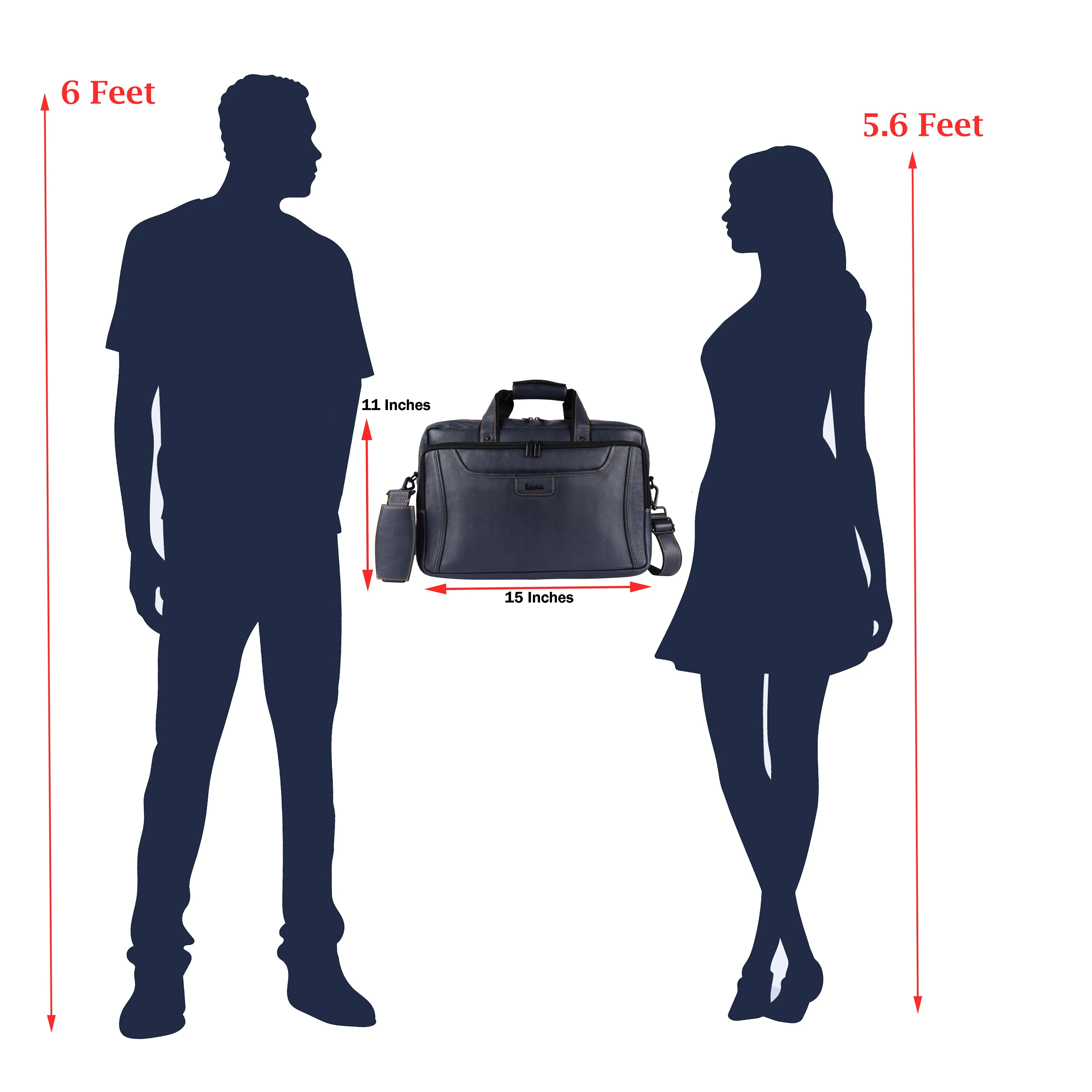 Voyager Leather Laptop Bag Premium #2818