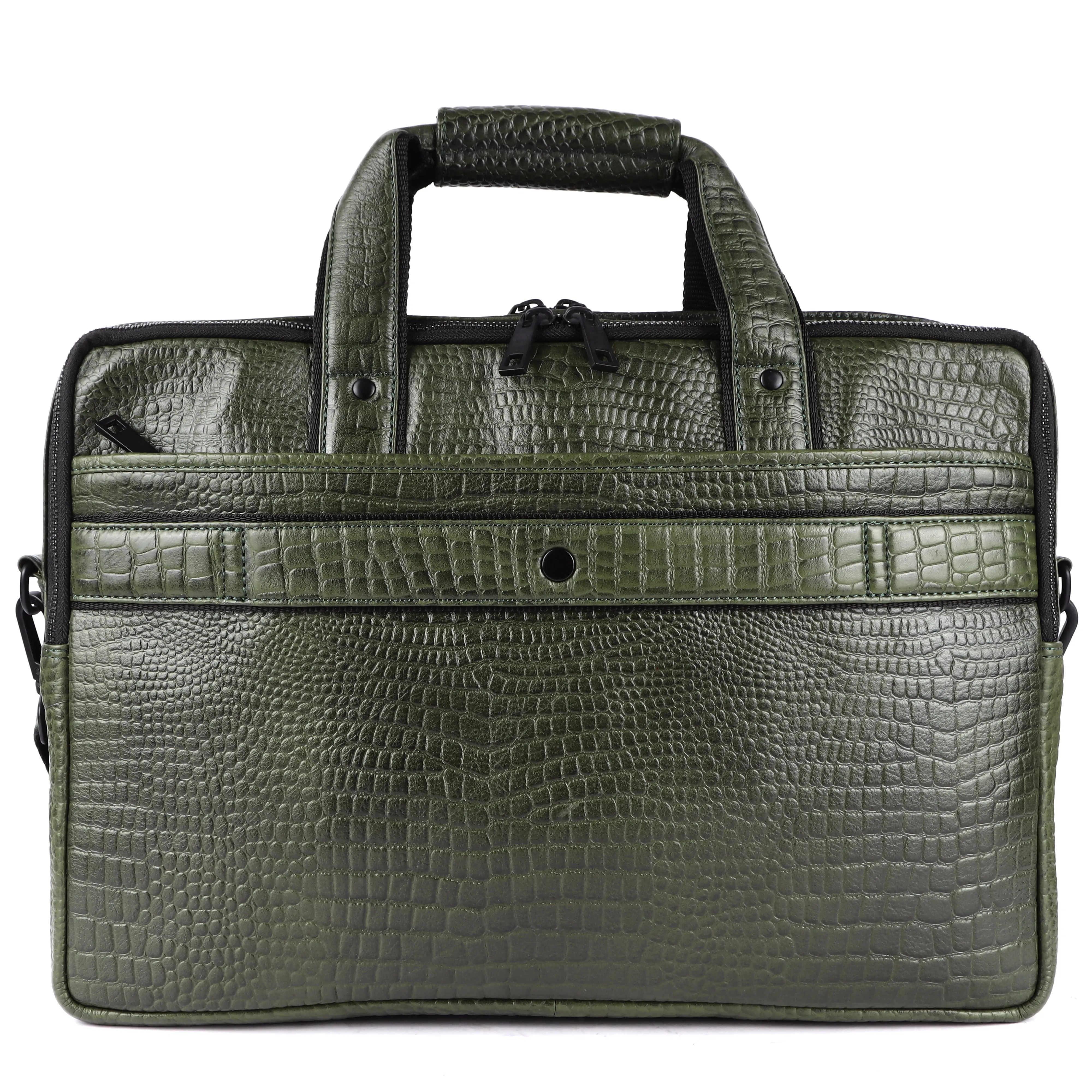 Voyager Leather Laptop Bag Premium #2818