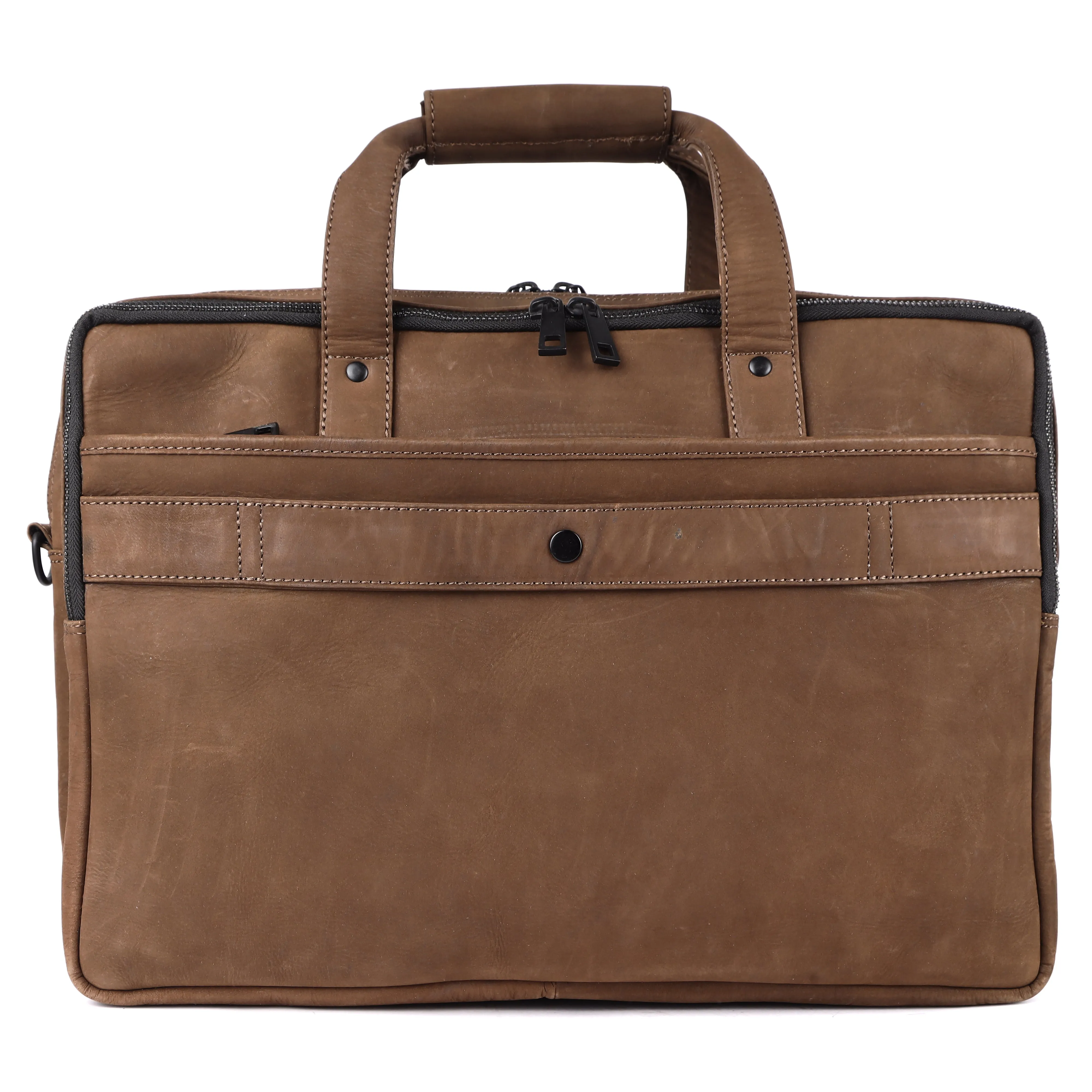 Voyager Leather Laptop Bag Premium #2818