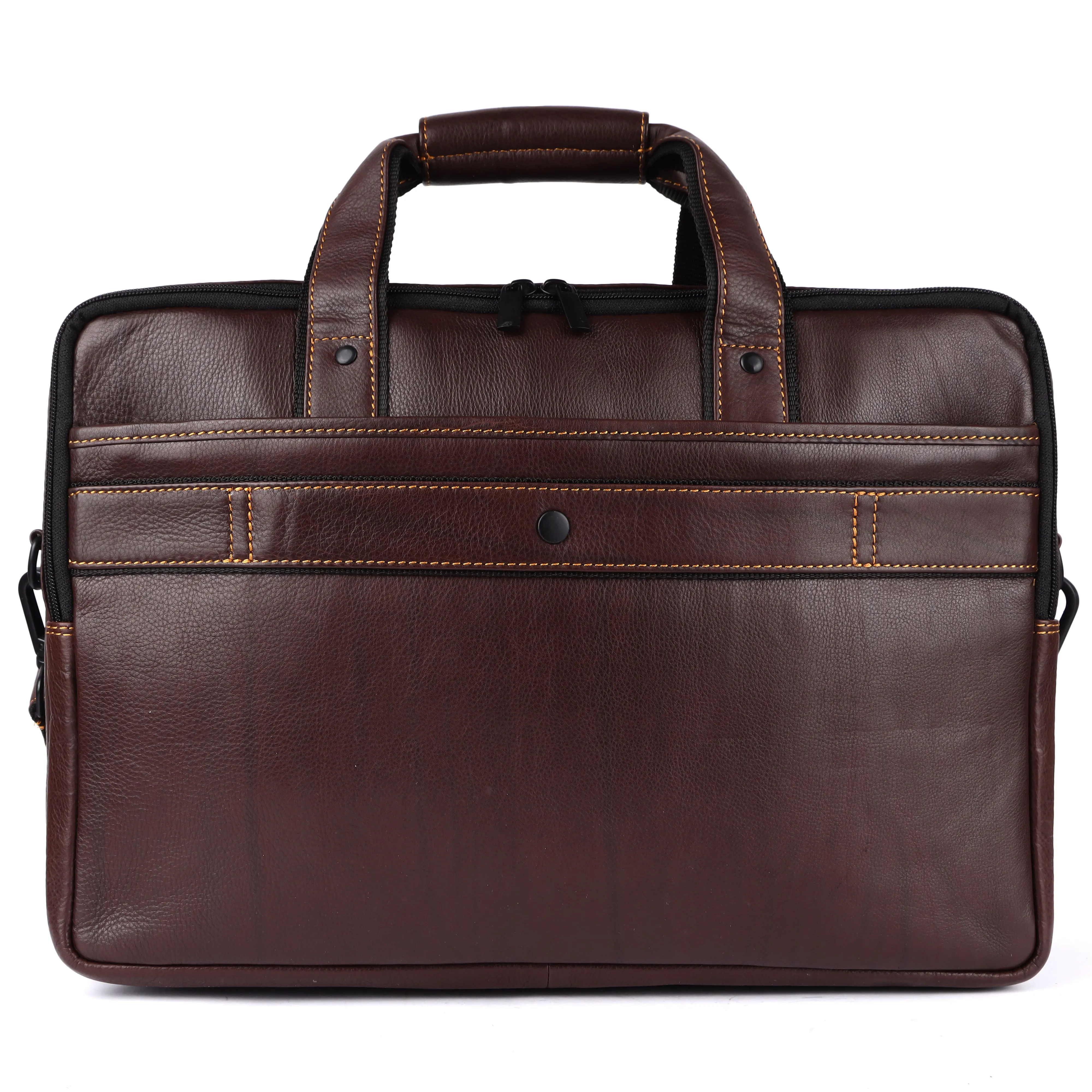 Voyager Leather Laptop Bag Premium #2818