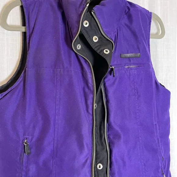 Vtg Ralph Lauren Down Reversible Vest Size S