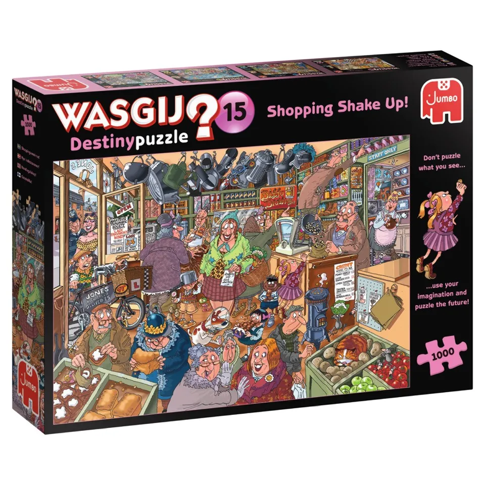 Wasgij Destiny #15: Shopping Shake Up! 1000 (Puslespil)