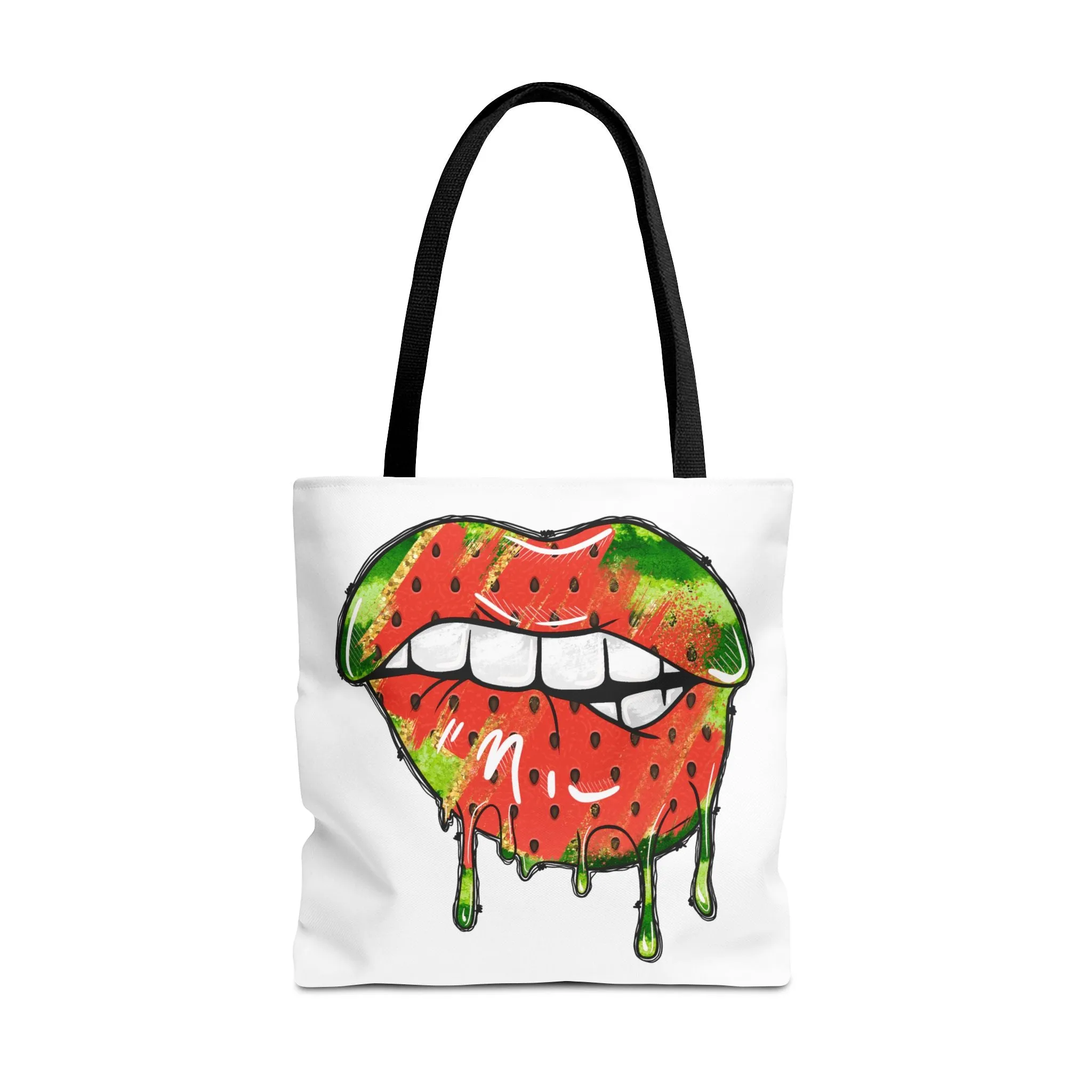 Watermelon Lips Tote Bag (AOP)